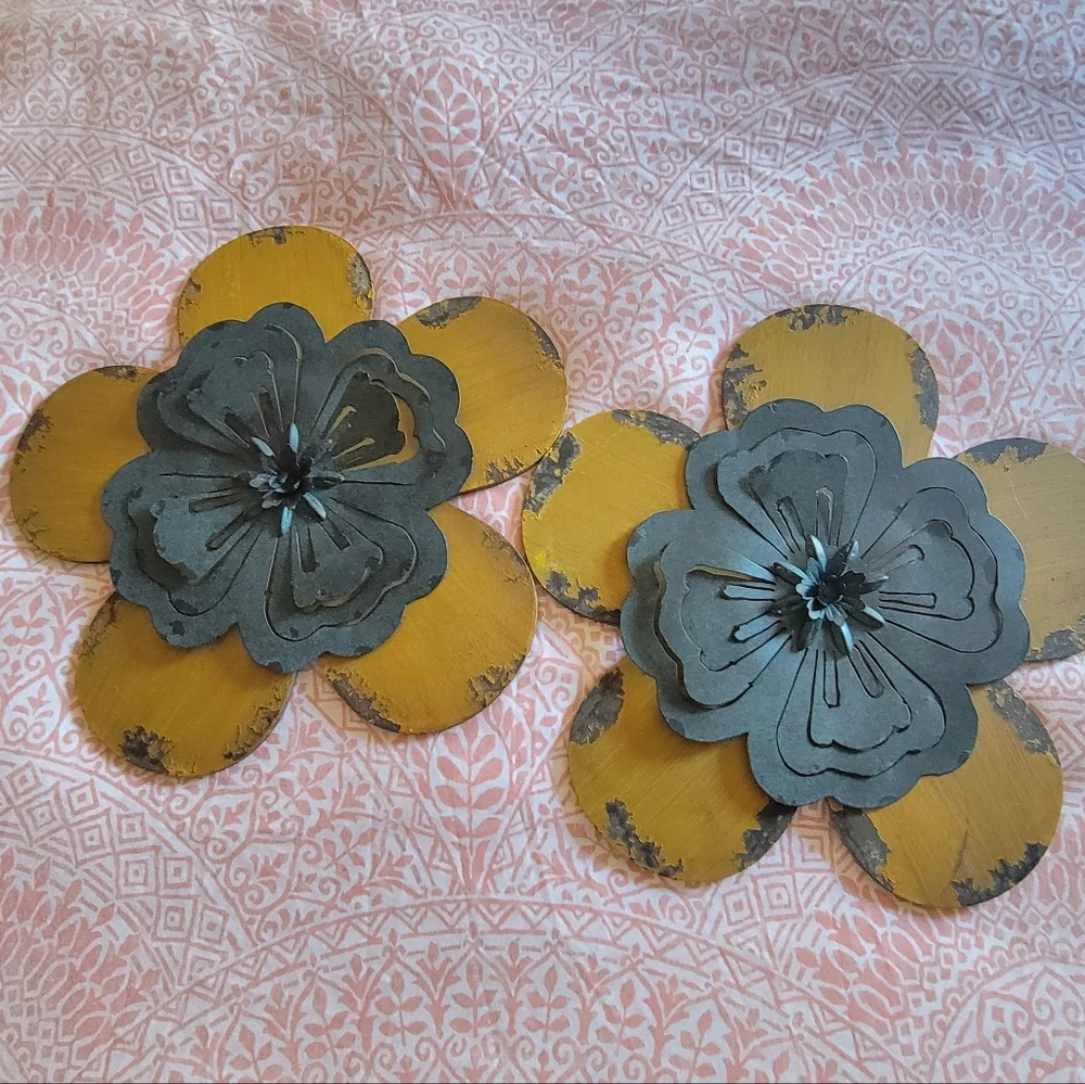 Flower Wall Decor Set - Picture 1 of 5
